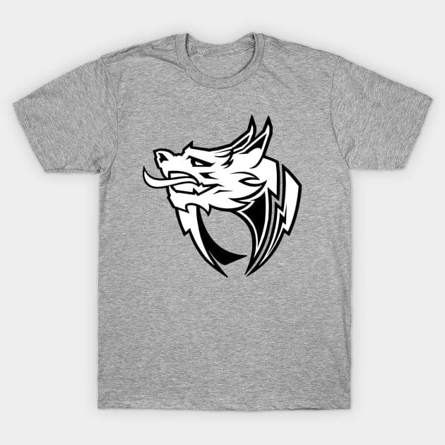 Black and white team exotic logo T-Shirt by Notmlgjabber